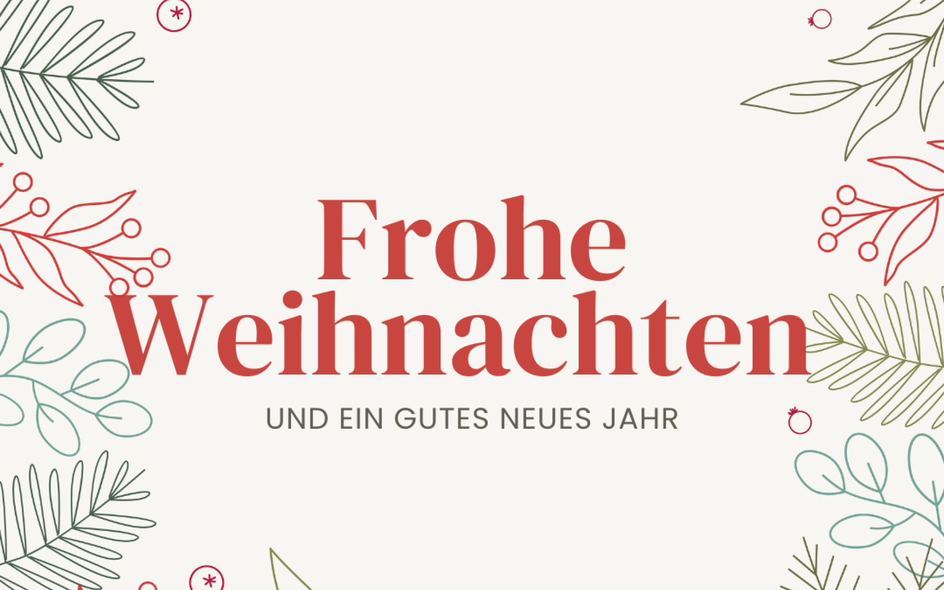 Sujetbild Frohe Weihnachten (erstellt in Canva)